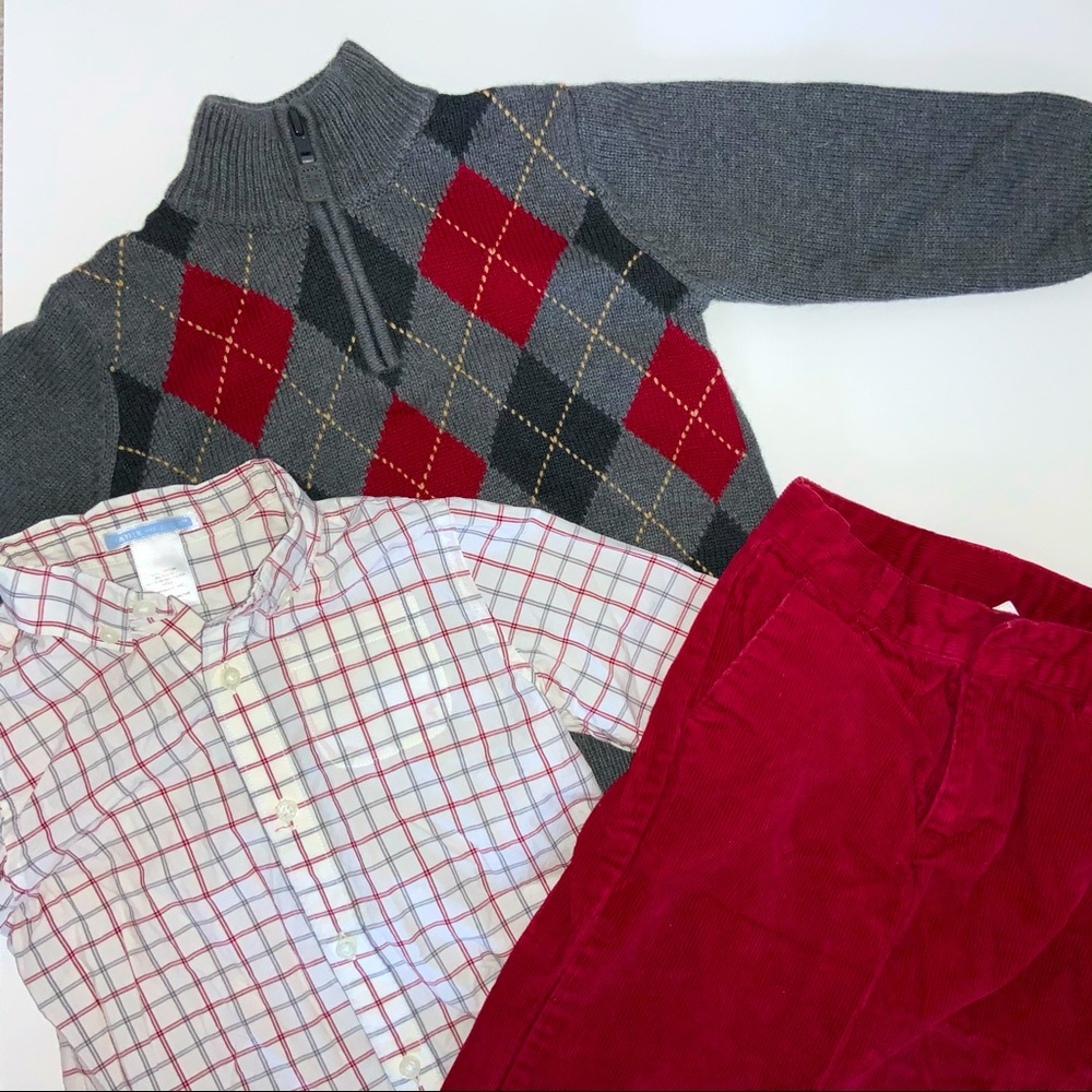 Janie and Jack Toddler Holiday Set